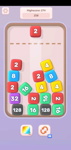 اسکرین شات 2 بازی Cubes 2048