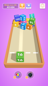 اسکرین شات 3 بازی Chain Cube 2048: Number Merge