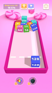 اسکرین شات 8 بازی Chain Cube 2048: Number Merge