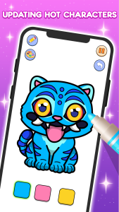 اسکرین شات 6 بازی Kpop Color: Drawing Master