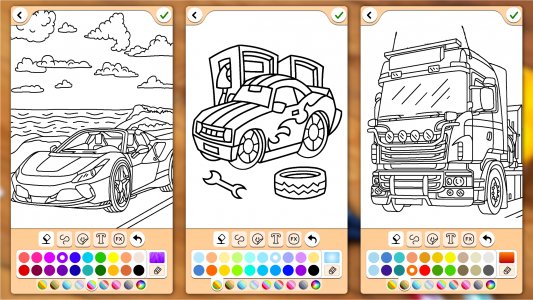 اسکرین شات بازی Cars Coloring & Drawing Game 1