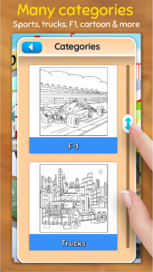 اسکرین شات بازی Cars Coloring & Drawing Game 5