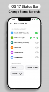 اسکرین شات برنامه iCenter iOS 17: X - Status Bar 4