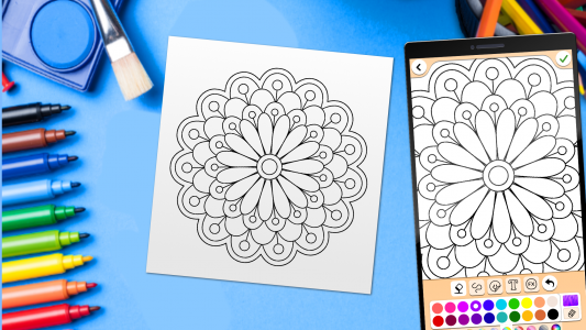 اسکرین شات بازی Mandala Coloring Pages 3