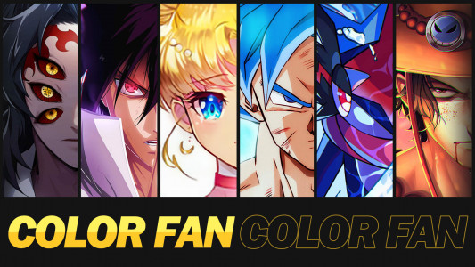 اسکرین شات بازی Color Fan - Color By Number 1