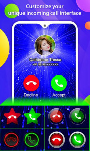 اسکرین شات برنامه Color Call Screen - Phone Caller Screen Themes 4