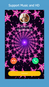 اسکرین شات برنامه Color Call Flash - Call Screen 4