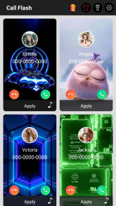 اسکرین شات برنامه Color Call Flash - Call Screen 1