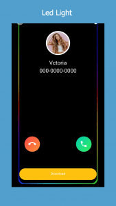 اسکرین شات برنامه Color Call Flash - Call Screen 3