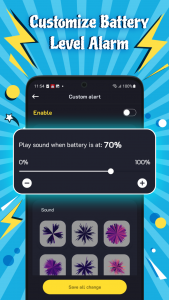 اسکرین شات برنامه Full Battery Alarm 3