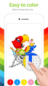 اسکرین شات برنامه Color by Number – Pixel Art Coloring Book 8