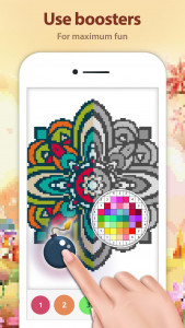 اسکرین شات برنامه Mandala Color by Number 4