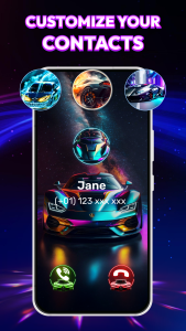 اسکرین شات 3 برنامه Call Theme & Color Phone Call