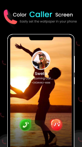 اسکرین شات برنامه Color Caller Screen 3