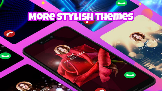 اسکرین شات برنامه Call Screen Themes - Blingcall 1