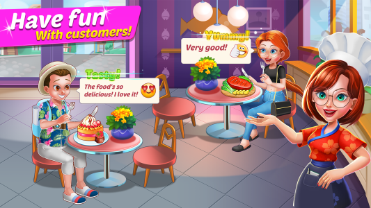 اسکرین شات 5 بازی kitchen Diary: Cooking games
