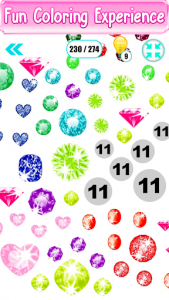 اسکرین شات برنامه Diamond Art Glitter Color By Number Gems Art Free 7