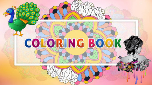 اسکرین شات برنامه Color By Number -  Relaxing Free Coloring Book 3