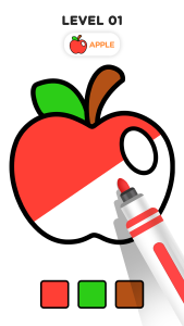 اسکرین شات 1 بازی Coloring Book ASMR Drawing