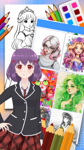 اسکرین شات 5 برنامه Coloring Book - Cute Coloring