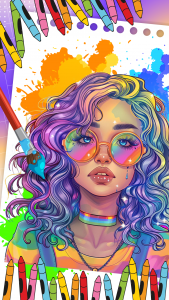 اسکرین شات برنامه Coloring Book - Cute Coloring 3