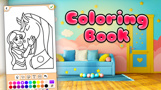 اسکرین شات برنامه Coloring Book: ColorMaster 5