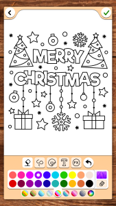 اسکرین شات 4 بازی Christmas Coloring