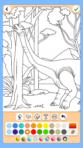 اسکرین شات برنامه Dino Coloring Game 4