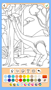 اسکرین شات 4 برنامه Dino Coloring Game