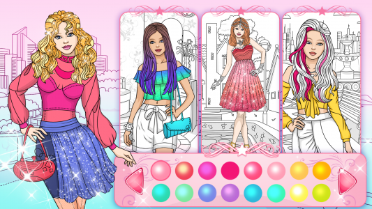 اسکرین شات بازی Dress Up Games & Coloring Book 7