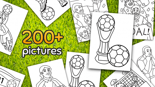 اسکرین شات بازی Football coloring book game 7