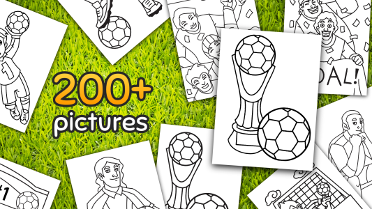 اسکرین شات 7 بازی Football coloring book game
