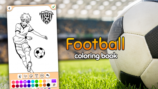 اسکرین شات بازی Football coloring book game 5