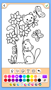 اسکرین شات 3 بازی Coloring for girls and women
