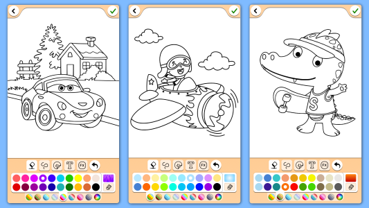 اسکرین شات 5 برنامه Coloring book