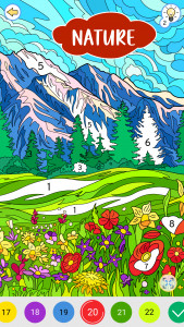 اسکرین شات بازی Color by Number: Coloring Book 1