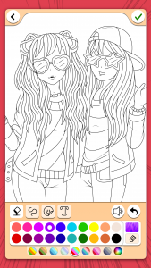 اسکرین شات بازی Manga Coloring Book 4