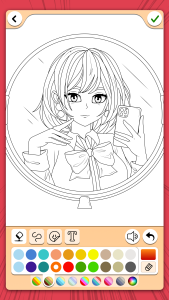 اسکرین شات 6 بازی Manga Coloring Book