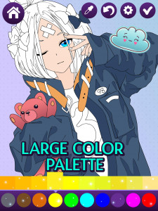 اسکرین شات 1 بازی Anime Manga Coloring Book