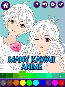 اسکرین شات 3 بازی Anime Manga Coloring Book