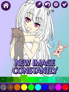 اسکرین شات 4 بازی Anime Manga Coloring Book