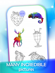 اسکرین شات 4 بازی Poly Art Puzzle Coloring Book
