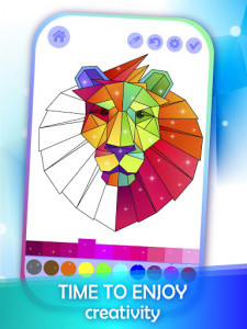 اسکرین شات بازی Poly Art Magic Diamond Coloring Book 2