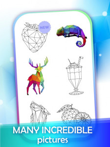 اسکرین شات بازی Poly Art Magic Diamond Coloring Book 8