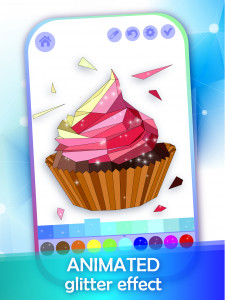 اسکرین شات 1 بازی Poly Art Puzzle Coloring Book