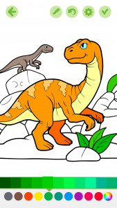 اسکرین شات 1 بازی Dino Coloring