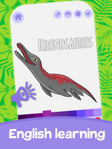 اسکرین شات بازی Cute Dinosaur Coloring Pagеs 5
