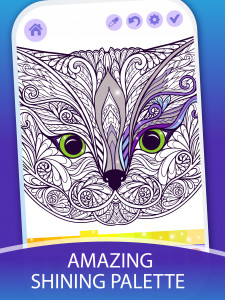 اسکرین شات 1 بازی Antistress Adult Coloring Book