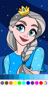 اسکرین شات 3 بازی Girls Princess Coloring Book