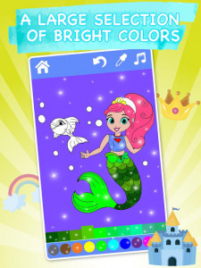 اسکرین شات بازی Animated Glitter Coloring Book - Princess 4